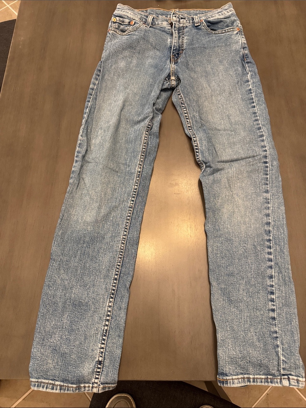 Levi's Men's Light Blue Straight Jeans